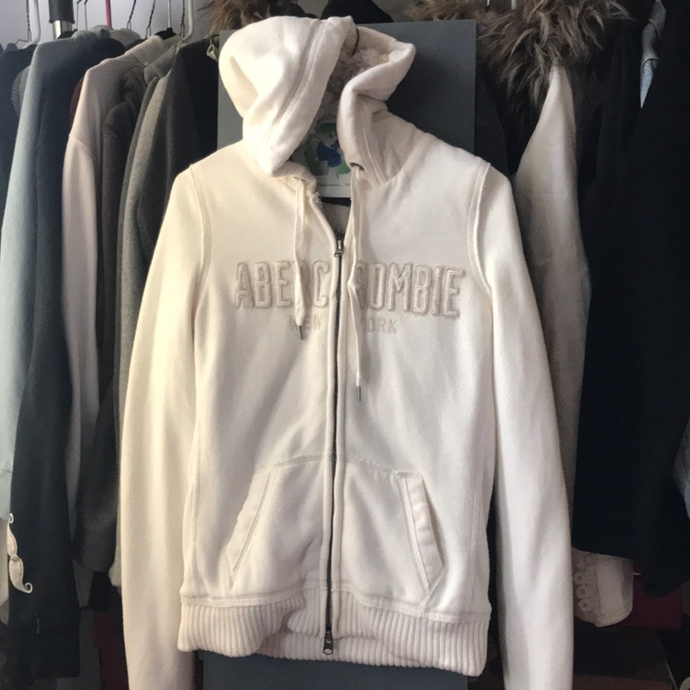 A&F Faux Fur Hoodie